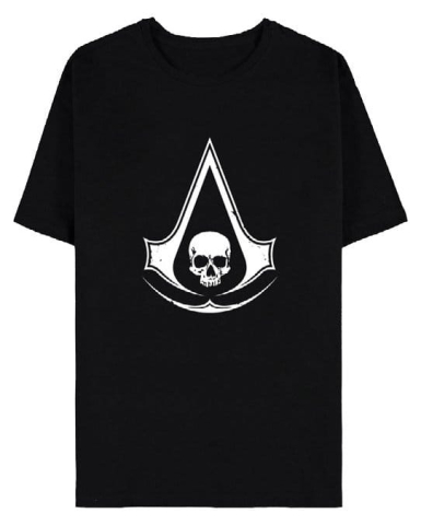 Fashion & Accessories - Assassin's Creed T-Shirt Black Flag Resynched Skull Size XXL
