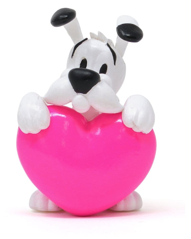 PRECOMENZI - Asterix PVC Figure Dogmatix Pink Heart 4.5 cm