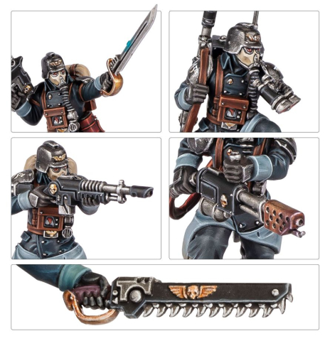 Astra Militarum Death Korps of Krieg Warhammer 40K Set 10 Miniaturi [4]