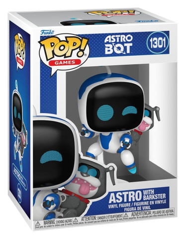 PRECOMENZI - Astro Bot POP! Games Vinyl Figure Astro with Barkster 9 cm
