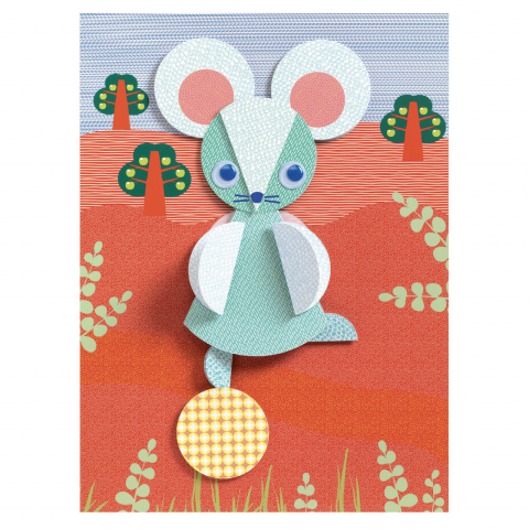 Atelier creativ Cercuri si cerculete de lipit, Djeco [1]