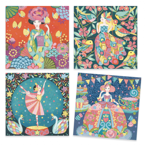 Atelier creativ cu sclipici Daydream, Djeco [4]