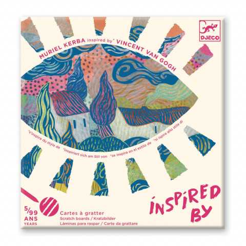 Jocuri si jucarii - Atelier de razuit Fauvism Inspired by Van Gogh, Djeco