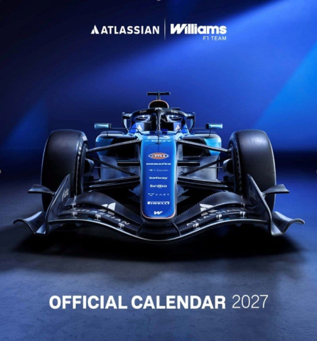 Casa si Cadouri - Atlassian Williams F1 Team Official Calendar 2027 30 x 30 cm