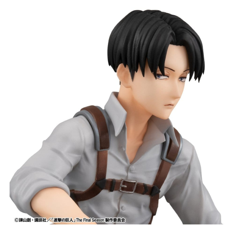 Attack on Titan G.E.M. Series PVC Figures 2-Pack Eren Yeager & Squad Captain Levi Palm Size [15]