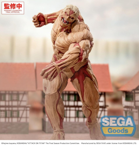 Collectibles - Attack on Titan GigantiX PVC Figure Reiner Braun Armored Titan Ver. 25 cm