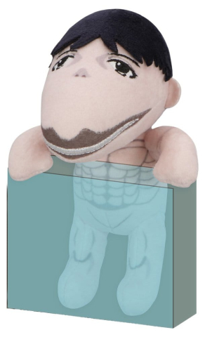 PRECOMENZI - Attack on Titan Hanging Plush Cart Titan 18 cm