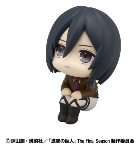 Attack on Titan Look Up PVC Statues Levi Cleaning up Ver. & Mikasa Ackerman (with gift) 11 cm [5]