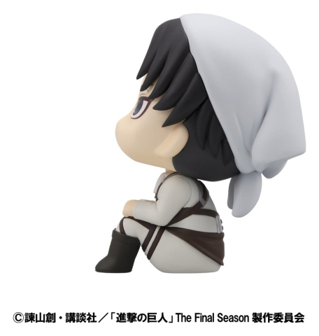 Attack on Titan Look Up PVC Statues Levi Cleaning up Ver. & Mikasa Ackerman (with gift) 11 cm [11]