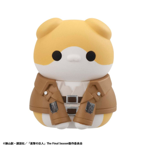 Attack on Titan Mega Cat Project Mini Figures Attack on Tinyan Gathering Scout Regiment danyan! 3 cm Blind Box Display (8) (Repeat) [2]