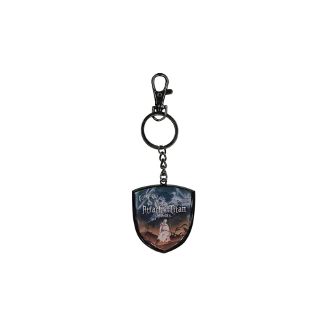 Fashion & Accessories - Attack on Titan Metal Keychain Colossal 7 cm