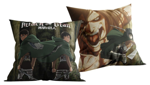 PRECOMENZI - Attack on Titan Pillow 40x40 cm