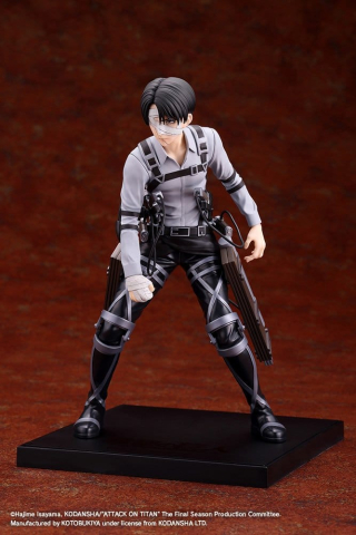 PRECOMENZI - Attack on Titan: The Final Season Oshi Works PVC Figure Levi Ackerman The Final Season Ver. 20 cm