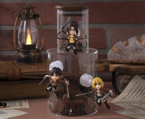 Attack on Titan Tobimas Mini Figures Pack of 6 (with gift) [8]