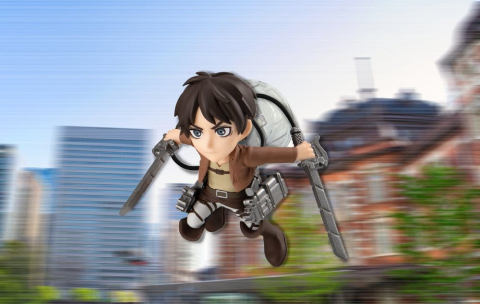 Attack on Titan Tobimas Mini Figures Pack of 6 (with gift) [6]
