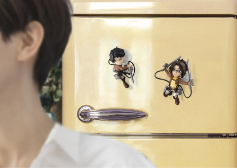 Attack on Titan Tobimas Mini Figures Pack of 6 (with gift) [10]