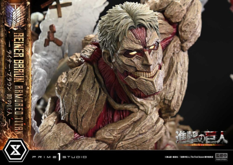 Attack on Titan (TV animation) Ultimate Diorama Masterline Statue Reiner Braun Armored Titan Bonus Version 75 cm [13]