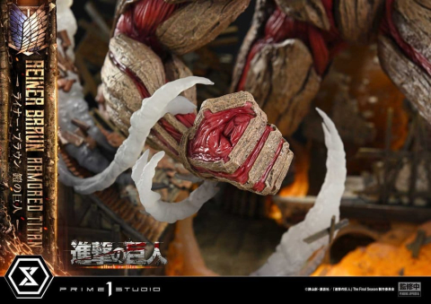 Attack on Titan (TV animation) Ultimate Diorama Masterline Statue Reiner Braun Armored Titan Bonus Version 75 cm [15]