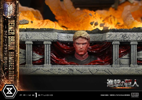 Attack on Titan (TV animation) Ultimate Diorama Masterline Statue Reiner Braun Armored Titan Bonus Version 75 cm [16]