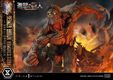 Attack on Titan (TV animation) Ultimate Diorama Masterline Statue Reiner Braun Armored Titan Bonus Version 75 cm [11]