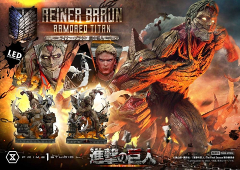 Attack on Titan (TV animation) Ultimate Diorama Masterline Statue Reiner Braun Armored Titan Bonus Version 75 cm [6]