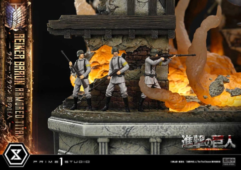 Attack on Titan (TV animation) Ultimate Diorama Masterline Statue Reiner Braun Armored Titan Bonus Version 75 cm [17]