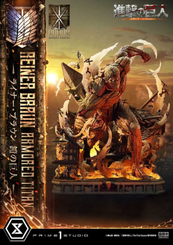 Attack on Titan (TV animation) Ultimate Diorama Masterline Statue Reiner Braun Armored Titan Bonus Version 75 cm [3]
