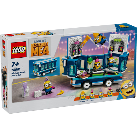 LEGO Despicable Me 4 – Autobuzul de Petrecere al Minionilor 75581 [1]
