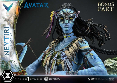 Avatar (Film) Real Elite Masterline Series Statue 1/4 Neytiri & Thanator Deluxe Bonus Version 75 cm [18]