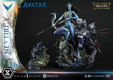 Avatar (Film) Real Elite Masterline Series Statue 1/4 Neytiri & Thanator Deluxe Bonus Version 75 cm [9]