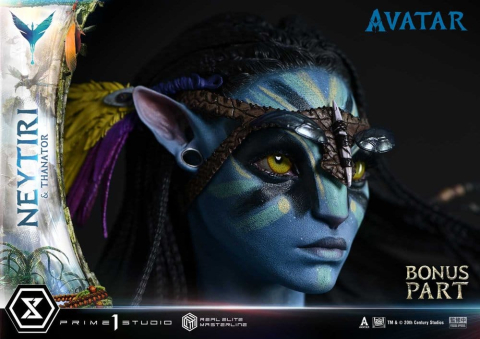 Avatar (Film) Real Elite Masterline Series Statue 1/4 Neytiri & Thanator Deluxe Bonus Version 75 cm [16]