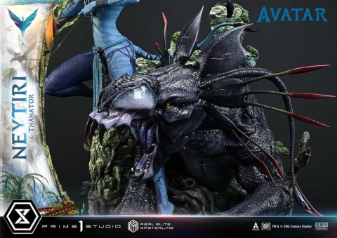 Avatar (Film) Real Elite Masterline Series Statue 1/4 Neytiri & Thanator Deluxe Bonus Version 75 cm [24]