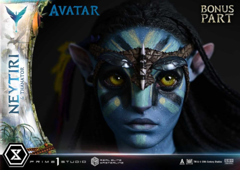 Avatar (Film) Real Elite Masterline Series Statue 1/4 Neytiri & Thanator Deluxe Bonus Version 75 cm [15]