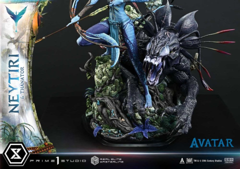 Avatar (Film) Real Elite Masterline Series Statue 1/4 Neytiri & Thanator Deluxe Version 75 cm [10]