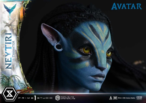 Avatar (Film) Real Elite Masterline Series Statue 1/4 Neytiri & Thanator Deluxe Version 75 cm [17]