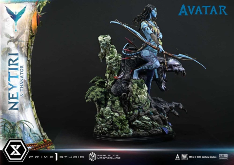 Avatar (Film) Real Elite Masterline Series Statue 1/4 Neytiri & Thanator Deluxe Version 75 cm [7]