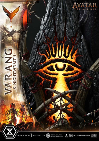 Avatar: Fire and Ash (Film) Real Elite Masterline Series Statue 1/4 Varang & Nightwraith Avatar Legacy Collection Bonus Version 96 cm [14]