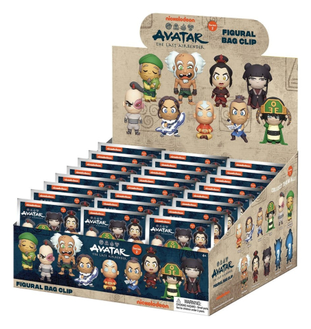 Avatar The Last Airbender 3D PVC Bag Clips Series 2 Blind Bag Display (24) [2]