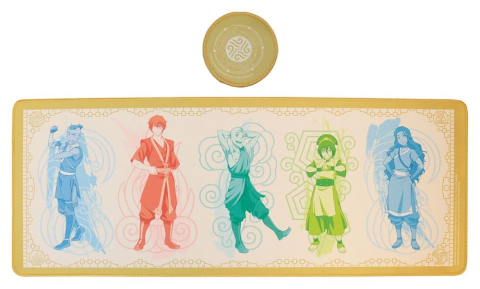 Casa si Cadouri - Avatar: The Last Airbender Desk Pad & Coaster Set Elements