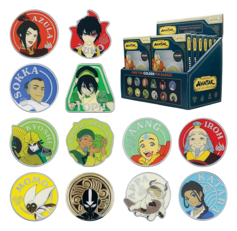 Avatar: The Last Airbender Mystery Pin Badges Blind Box Display (12) [15]