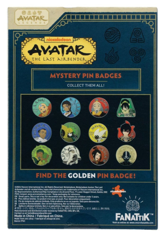 Avatar: The Last Airbender Mystery Pin Badges Blind Box Display (12) [13]