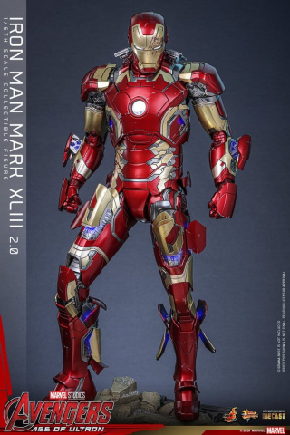 Avengers: Age of Ultron Movie Masterpiece Diecast Action Figure 1/6 Iron Man Mark XLIII (2.0) 32 cm [13]