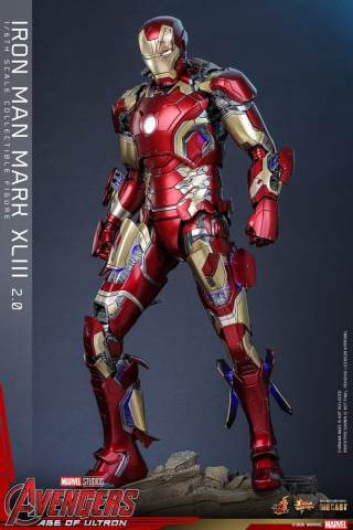Avengers: Age of Ultron Movie Masterpiece Diecast Action Figure 1/6 Iron Man Mark XLIII (2.0) 32 cm [11]