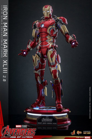 Avengers: Age of Ultron Movie Masterpiece Diecast Action Figure 1/6 Iron Man Mark XLIII (2.0) 32 cm [16]