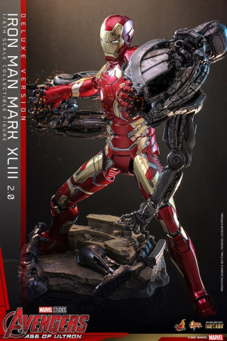 Avengers: Age of Ultron Movie Masterpiece Diecast Action Figure 1/6 Iron Man Mark XLIII (2.0) (Deluxe Version) 32 cm [4]