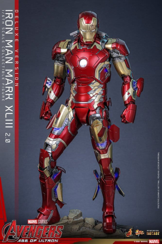 Avengers: Age of Ultron Movie Masterpiece Diecast Action Figure 1/6 Iron Man Mark XLIII (2.0) (Deluxe Version) 32 cm [12]