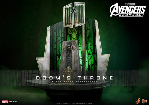 PRECOMENZI - Avengers: Doomsday Movie Masterpiece Action Figure Accessory 1/6 Doom's Throne 33 cm