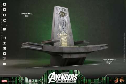 Avengers: Doomsday Movie Masterpiece Action Figure Accessory 1/6 Doom's Throne 33 cm [13]