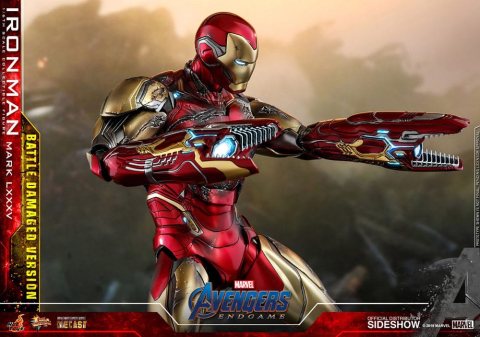 Avengers: Endgame Movie Masterpiece Diecast Action Figure 1/6 Iron Man Mark LXXXV (Battle Damaged Version) Special Edition 32 cm [13]