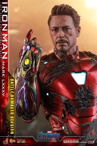 Avengers: Endgame Movie Masterpiece Diecast Action Figure 1/6 Iron Man Mark LXXXV (Battle Damaged Version) Special Edition 32 cm [6]